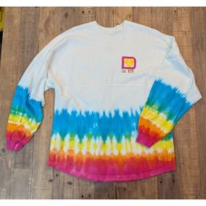 Walt Disney World Parks Dip Dye Adult Spirit Jersey Rainbow Lemon‎ Icon Medium